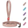 Recycled Cotton Dog Leash 10 Ft Eco Friendly Collar for Small Medium Large Dogs Reflective Dog Leash Strong Leashes for Large Breed Dogs Puppy Leash