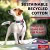 Recycled Cotton Dog Leash 10 Ft Eco Friendly Collar for Small Medium Large Dogs Reflective Dog Leash for Medium Dogs Strong Leashes for Large Breed Do